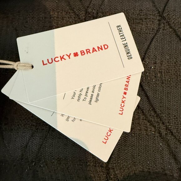 LUCKY BRAND Clem Suede Hobo Bag Brick Dust Viral TikTok - NWT - So CUTE! - Picture 8 of 12